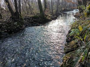 pohľad na potok Myslina