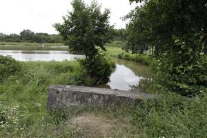 Pohľad na rybník od severovýchodnej strany