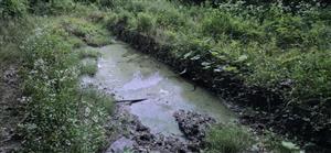 Znečistené dočasné bahnisko