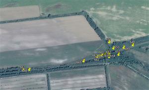 Distribúcia pobytových znakov