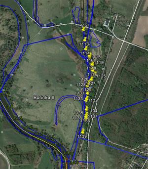 Distribúcia pobytových znakov