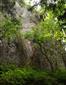pohľad na severnú stenu Mindálovej skaly