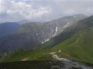 pohľad z hrebeňa 