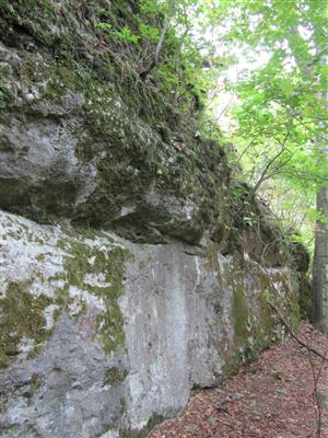 Malé skalky - skalná stena