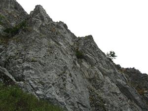 Vysoká - skalná stena
