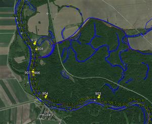 Distribúcia pobytových znakov