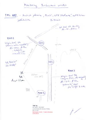 zakreslenie pozícií TMP_2, TMP_3 a TMP_3b