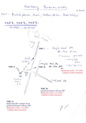 náčrt - zakreslenie pozície TMP_7, TMP_7b a TMP_7c