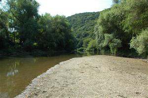 Leľa, Ipeľ, štrková terasa v dolnej časti TML