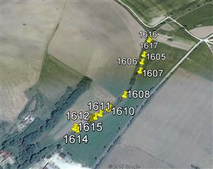 Distribúcia pobytových znakov
