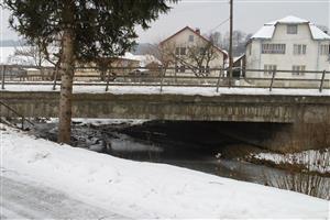 Klenová - most v obci