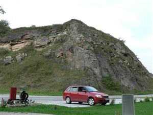 Hatnianska skala - pohľad od západu.