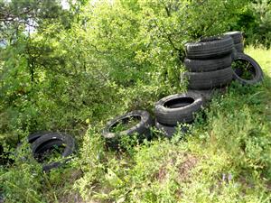 skladisko pneumatik na lokalite