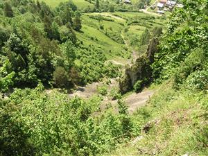 Pohľad na suť zhora