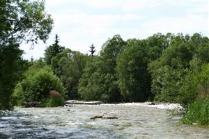 Pohľad na TML v hornej časti rieky Belá