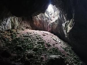 interiér jaskyne Erňa