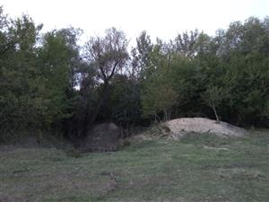 Pohľad na JV časti RML slanisko Akomáň s jedným z jazierok, foto: 7.9.2022, J.Lengyel.
