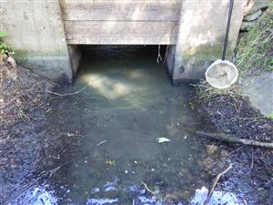 TML Ipelské hony, vodný stav na stavidle