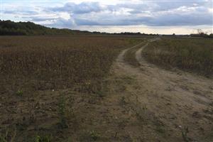 rozoraná južná časť TML