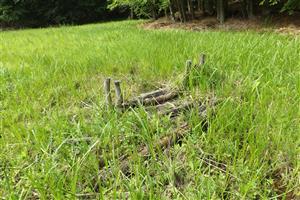 Záber na malú hrádzku