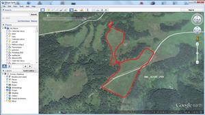 mapa - na nových mapách je oblak, tak som musel takto cez Google Earth.