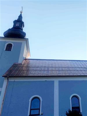 kostol po rekonštrukcii v roku 2022