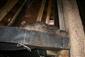 pobytové znaky - guáno v podkroví kostola - znečistenie trámov