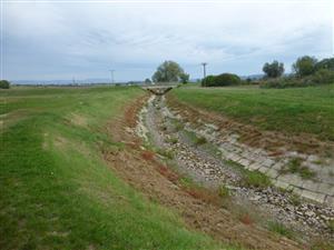 koniec TMP proti prúdu vyscnuté Kolársky kanál