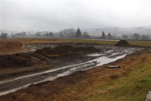 Pohľad na TML - začiatok výstavby.