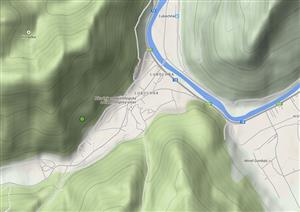 mapa s vyznačením výskytu