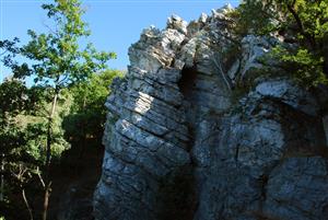 Kremencové skaly - celkový pohľad
