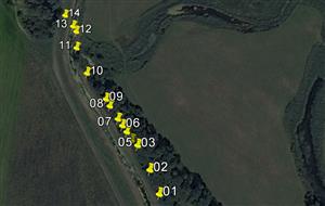 Distribúcia pobytových znakov