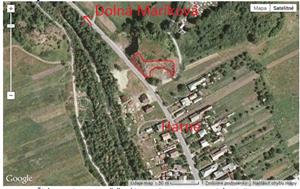 mapa - umiestnenie lokality medzi obcami Hatné a Dolná Maríková.