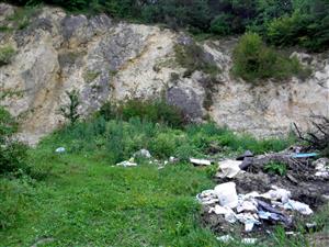 smetisko na okraji lokality