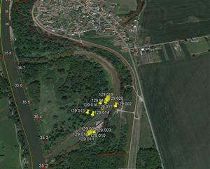 Distribúcia pobytových znakov