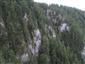 pohľad na skalné bralá - biotop Daphne arbuscula