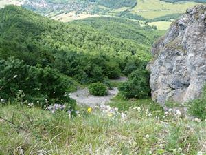 pohľad na lokalitu z vrcholového brala