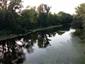Pohľad na hlavný tok rieky Nitry, TML Alúvium Starej Nitry, foto: 29.6.2022, J.Lengyel.