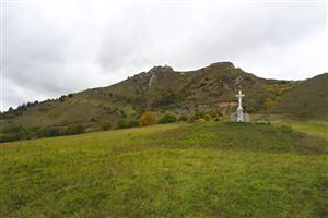 pohľad na TML z diaľky od kríža južne od lokality, dobre vidno stav sukcesie na TML