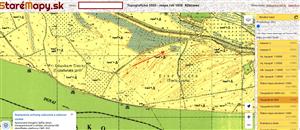 Topografická mapa 1:5000 StareMapy.sk